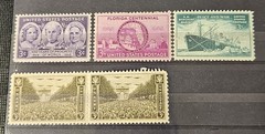 OLD UN-canceled MINT STATE STAMPS IN A SUPERSAFE ALBUM. ZOOM IN ON THE PICS