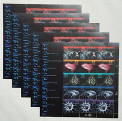 Three Sheets x 15 = 45 of DEEP SEA CREATURES 33¢ US USA Stamps Scott # 3439-3443