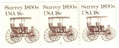 United States 18¢ 1890s Surrey Postage Stamp #1907 x 100 Singles