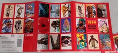 1996 USPS Stamp cards booklet. Fold out booklet.