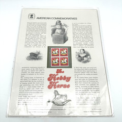 1978 USPS The Hobby Horse Christmas Toys – American Commemoratives Sheet