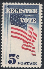 USA 1964 – REGISTER and VOTE – 5 Cents U.S. Issue – MNH Stamp 😎😎 Scott #1249