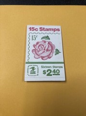 US #1737 Rose 15 cent 2 Misperf pane – Mint Never Hinged