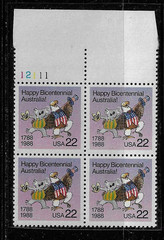 USA SC # 2370 Australia Bicentennial . MNH
