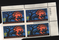 1974 10c The Legend of Sleepy Hollow Block of Four Scott #1548 ST141