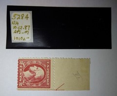 George Washington two cent stamp Scott number 528A NH carmine IV