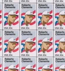 US 20¢ Baseball Legend Roberto Clemente Postage Stamp #2097 Pack of 100 Singles