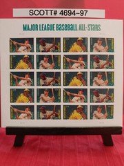 Scott # 4694-97 Major League Baseball All-Stars – USPS Postage Stamps