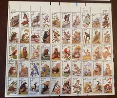 US Postage Stamp Sheet Scott #2286-2335 Wildlife Animals Prairie 22C