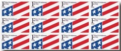 United States 29¢ «F» Flag Stamp ATM Postage Stamp #2522a MNH Full Booklet