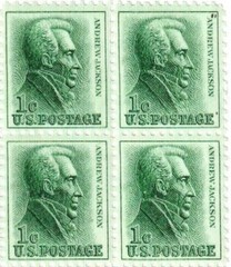 United States 1¢ President Andrew Jackson Postage Stamp #1209 Pack of 100