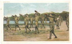 Antique ww1 Army Us Photo Military Us Vintage Postcard