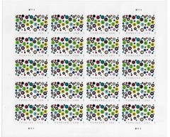 US SCOTT 5434 PANE OF 20 CELEBRATE STAMPS FOREVER MNH