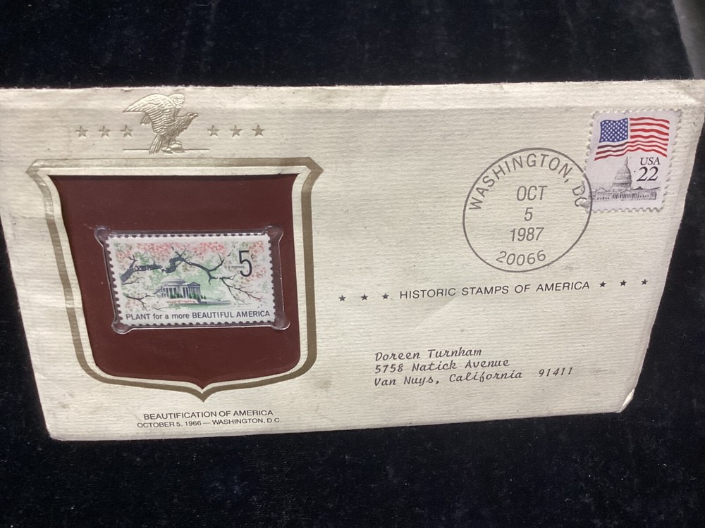 Beautification of America U.S. 5 Cents Postage Historic Stamp of America – 1966