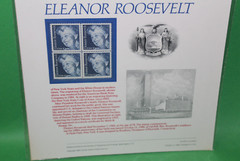 American Commemoratives Eleanor Roosevelt USPS Stamps Panel 233 October 11, 1984