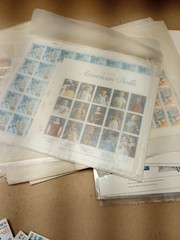 Over $1100 Face Value Unused US POSTAGE STAMPS LOT Mostly .32 Cent Stamps