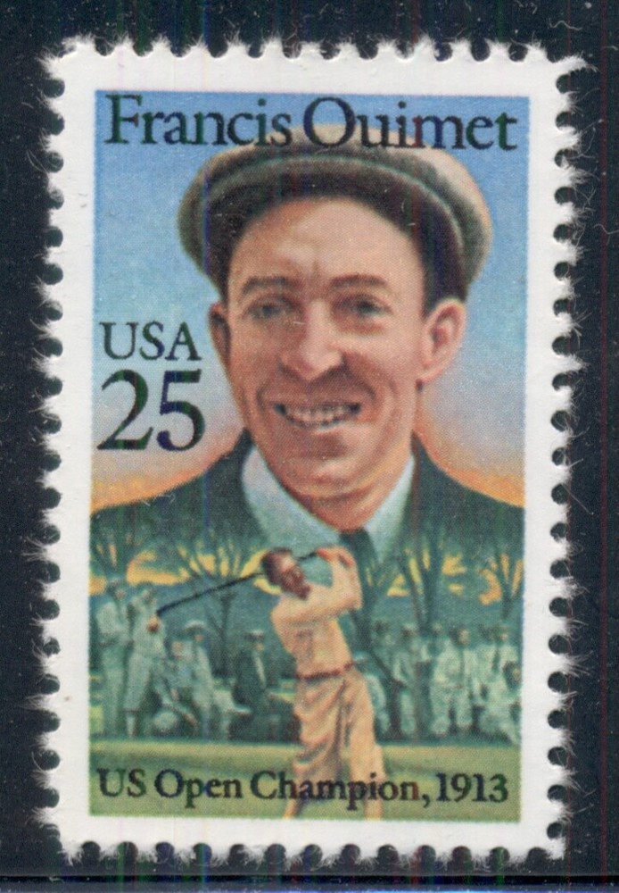 #2377 25¢ FRANCIS OUIMET, GOLF LOT OF 400 MINT STAMPS, SPICE UP YOUR MAILINGS!