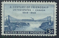 #961 3¢ US-CANADA FRIENDSHIP BR. LOT OF 400 MINT STAMPS, SPICE UP YOUR MAILINGS!