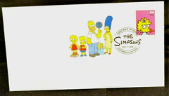 2009 The Simpsons 1st Day offered Stamped Envelope Issued May 7,2009