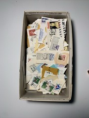 On Paper US Postage Stamp Cut Offs 80s-90s