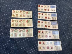 160 first class forever stamps, holiday joy&cheer, (8bookx20each), $85.00