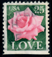 USA – 1988 – Love – Roses – 25¢ – #3775