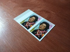 USA 2024 Sc #5830a 4ever CONSTANCE BAKER MOTLEY Imperf/NDC Horizontal pair Mint