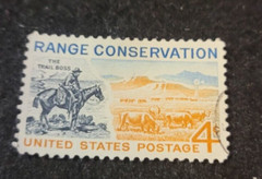 # 1176 – 1961 4c Range Conservation ~ Used ~ 1 Stamp 2 FREE Stamps