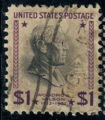 USA – 1938 – Presidential Issue – Woodrow Wilson – 1$ – #3873