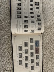 Vintage 1930s U.S. Stamp Album – 1893 Columbians, Prexies, Airmail & Philippines