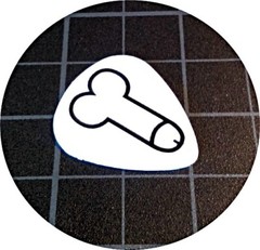 SINGLE DICK PENIS PIC GUITAR PICK