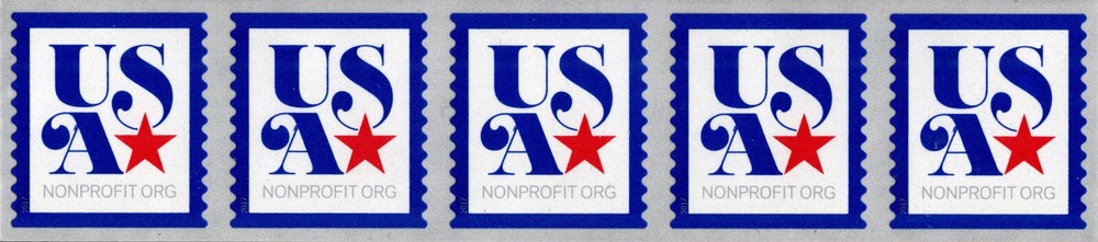 USA 2017 NONPROFIT ORG 5 STAMPS STRIP PATRIOTIC SCOTT 5172 MNH