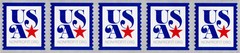 USA 2017 NONPROFIT ORG 5 STAMPS STRIP PATRIOTIC SCOTT 5172 MNH
