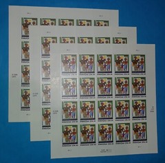 Three Panes x 20 = 60 of KWANZAA 44¢ African-American Holiday US Stamps USA 4434