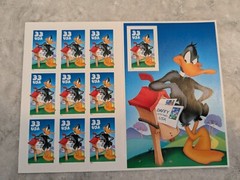 United States 33¢ Daffy Duck Looney Tunes Postage Stamps #3306 MNH Full Sheet