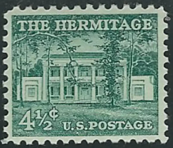 USA 1959 – THE HERMITAGE, Andrew Jackson’s home – MNH Vintage Stamp😎Scott #1037
