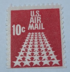 US Stamps – Scott # C72 Air Mail Booklet of 8 plus a bonus Stamp. Great Colour!