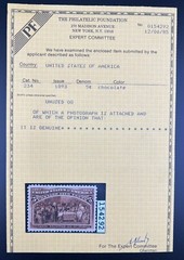 USA Columbian Exposition # 234 Mint OG NH GEM PF Certification