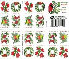 US SCOTT 6033-6036 BOOKLET OF 20 HOLIDAY CHEER STAMPS FOREVER MNH