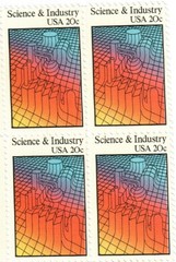 United States Science & Industry 20¢ Postage Stamp #2031 Pack of 100