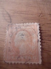 1909 6¢ Washington, Double Line Watermark, Orange