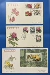 First Day Cover: T162 Azaleas (2 stamps + 1 miniature sheet)