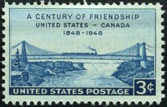 USA 1948 – United States/Canada – A Century of Friendship, 1848-1948 – Sc. #961