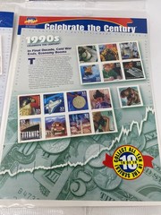 Sealed CELEBRATE THE CENTURY 1940-1990. Lot of 6 Sheets Set US Stamps NEW