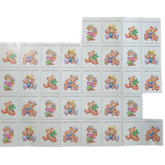 American Lung Association Vintage Stamps Bears Cowboy