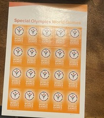 USPS Forever Stamps Special Olympics World Games – 20 Stamp Sheet – Unused