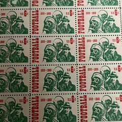 Vintage MNH 1969 Scott #1382 College Football 6 Cent Stamp Sheet of 50 Stamps