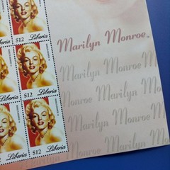3078 Foreign Stamp Liberia 2005 World Popular Actress Marilyn Monroe Sheet