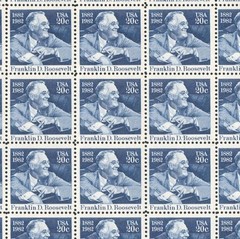 United States 20¢ President Franklin D Roosevelt Postage Stamp #1950 Pack of 100