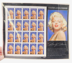 United States 32¢ Hollywood Marilyn Monroe Postage Stamp Full Sheet «READ» 1995